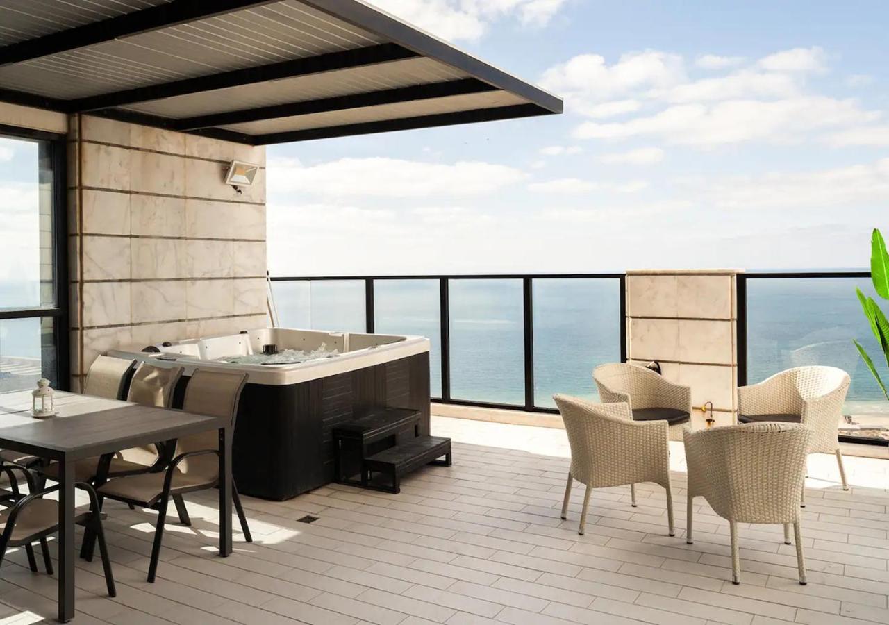 Oַ&O Group- Luxury Penthouse Jacuzzi Sea 36 Floor Daire Bat Yam Dış mekan fotoğraf